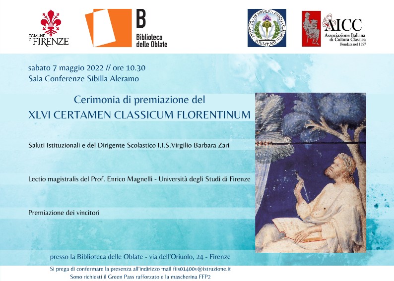 INVITO XLVI CERTAMEN CLASSICUM FLORENTINUM 1